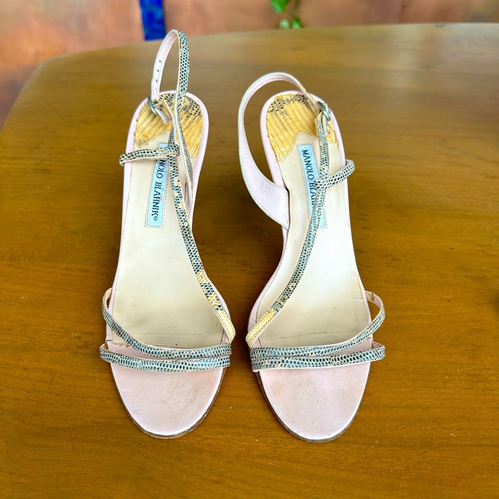 Manila Blahnik slip ons